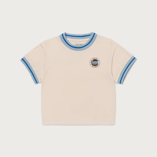 Honor The Gift multi Color Ringer Tee- Blue