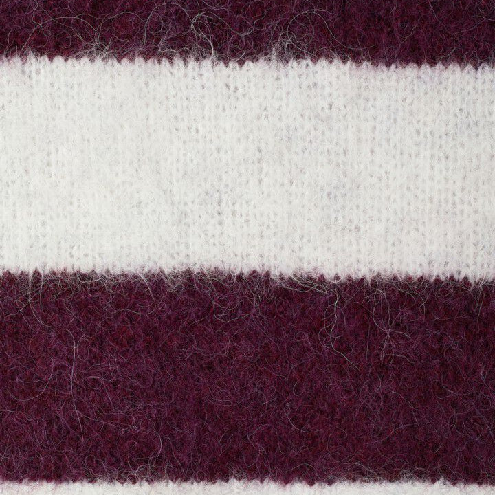American Vintage Niby Sweater- Cranberry Stripes