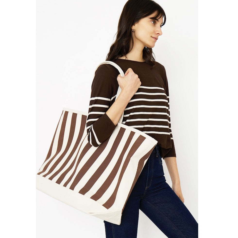Kule The All Over Striped Tote