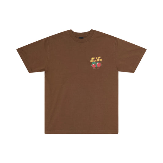 OnlyNY Mens Orchard Tee Shirt- Chocolate