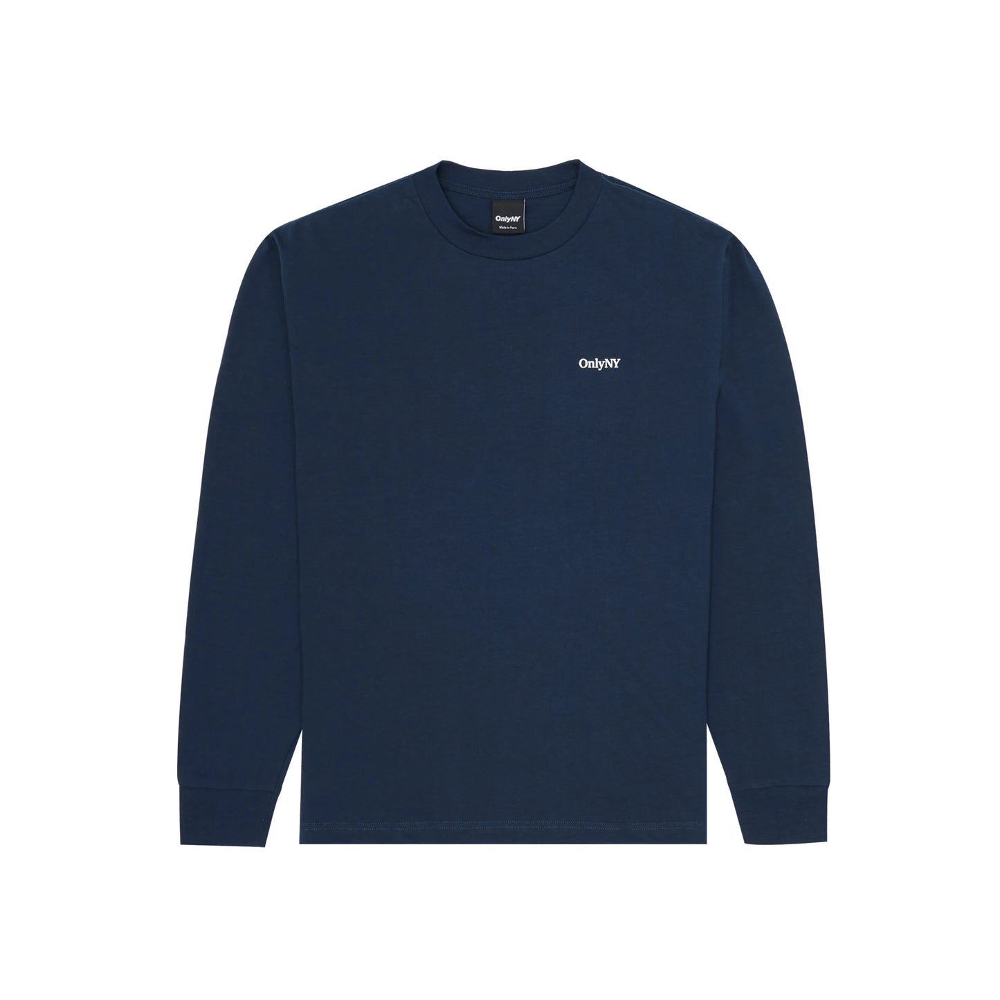 OnlyNY Mens Portage Long Sleeve Shirt-Navy