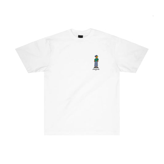 OnlyNY Loafer Guy Tshirt - White/White