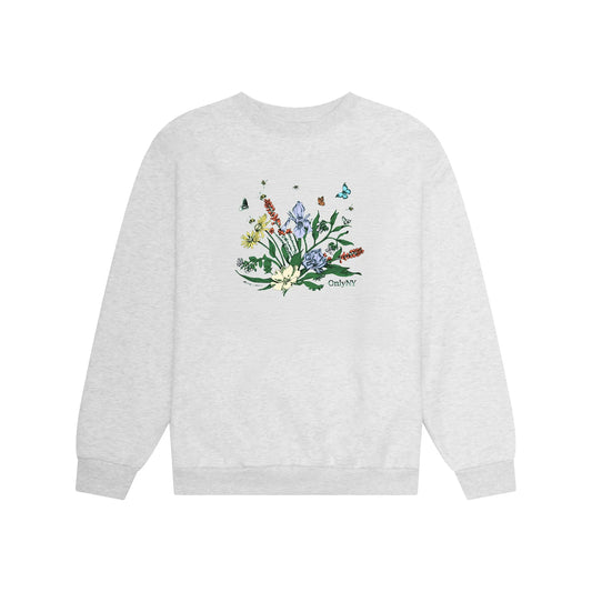 OnlyNY Pollinators Crewneck- Heather Grey