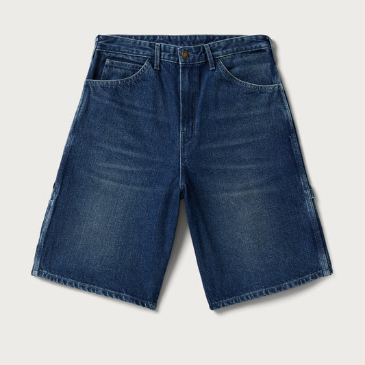 ONE OF THESE DAYS Denim Painter Shorts- Indigo