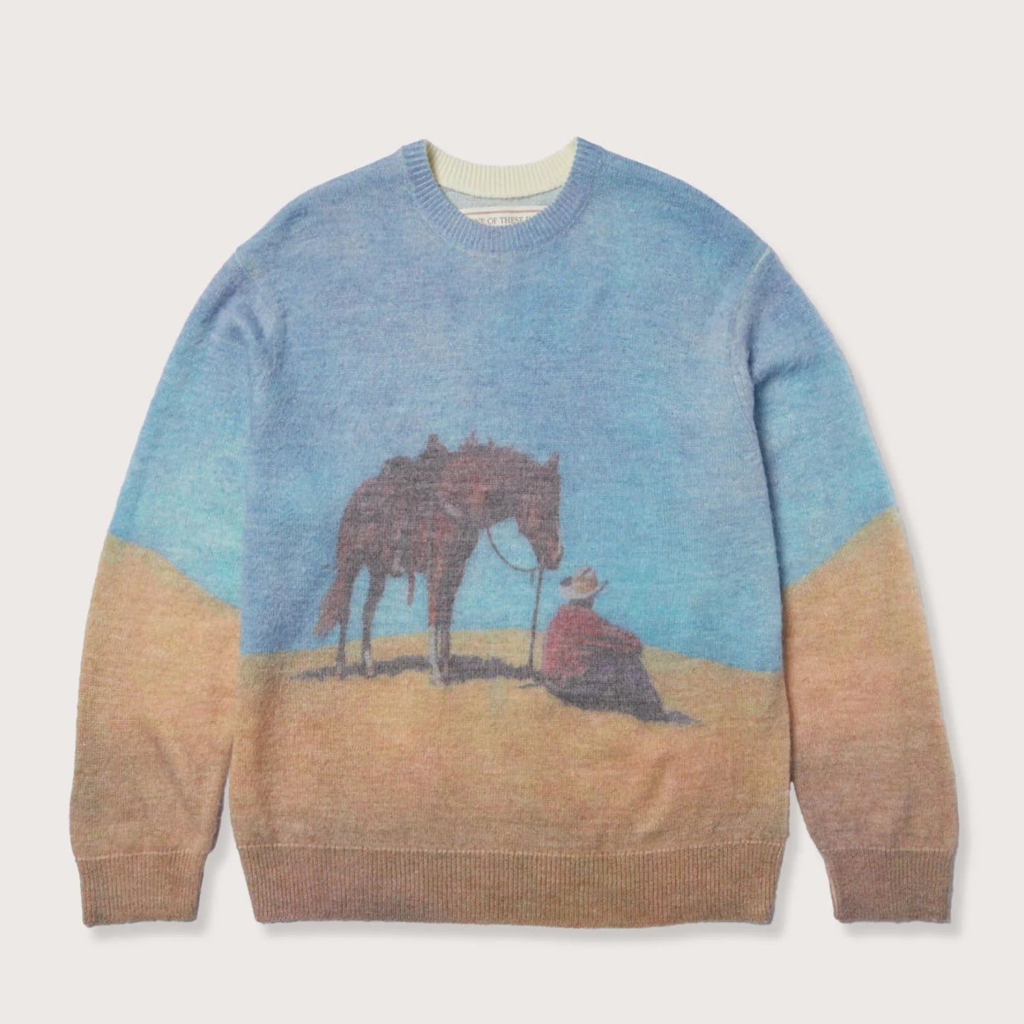 ONE OF THESE DAYS So far Away Printed Sweater - Multi