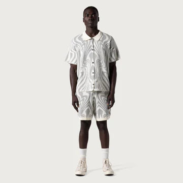 Honor The Gift Dazed SS Button Up- Bone