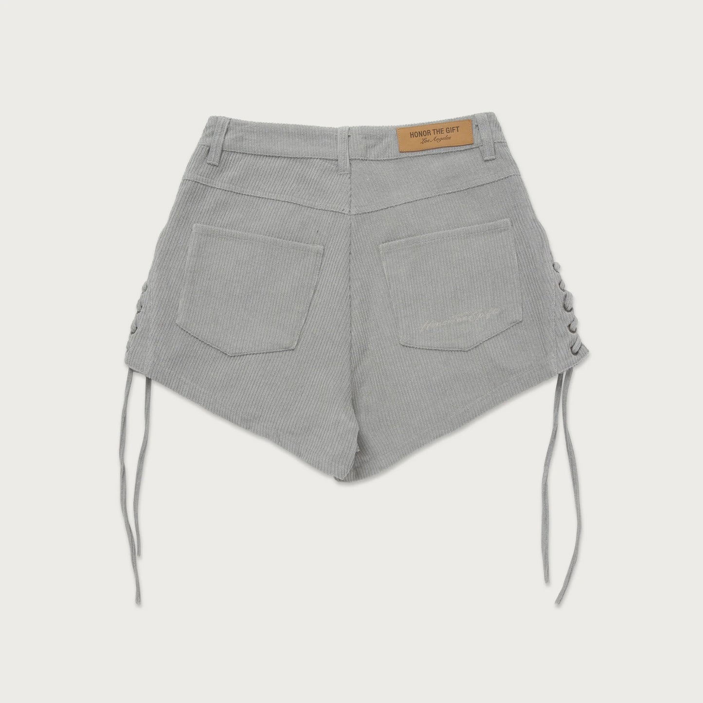 Honor The Gift Cord Lace Up Short- Stone