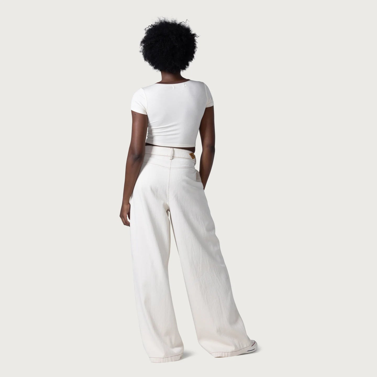 Honor The Gift Tailored Curve Pant- Cream