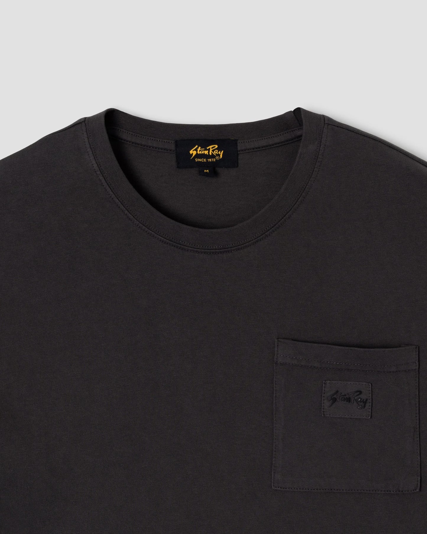Stan Ray Patch Pocket Tee- Raven Black