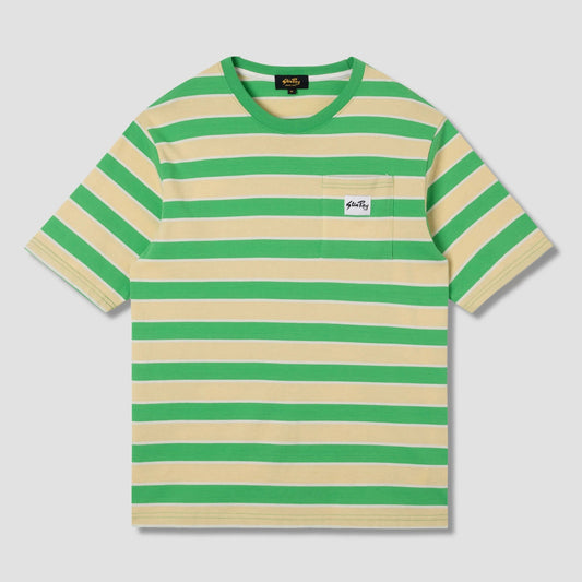 Stan Ray Stripe Tee- Island Green/ Sunlight