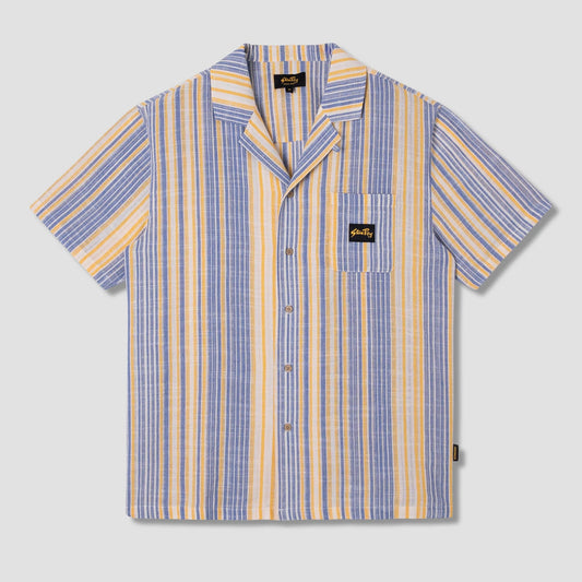 Stan Ray Tour Shirt- Blue/ Yellow Stripe