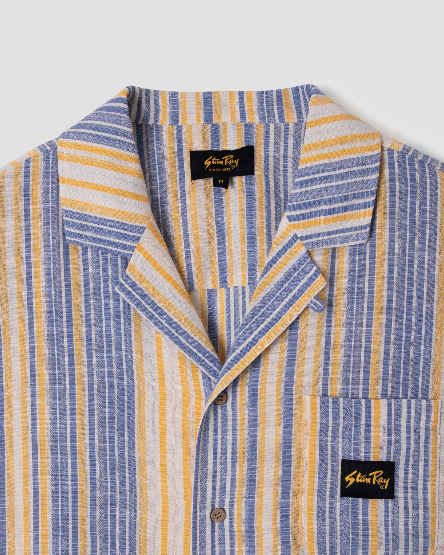 Stan Ray Tour Shirt- Blue/ Yellow Stripe