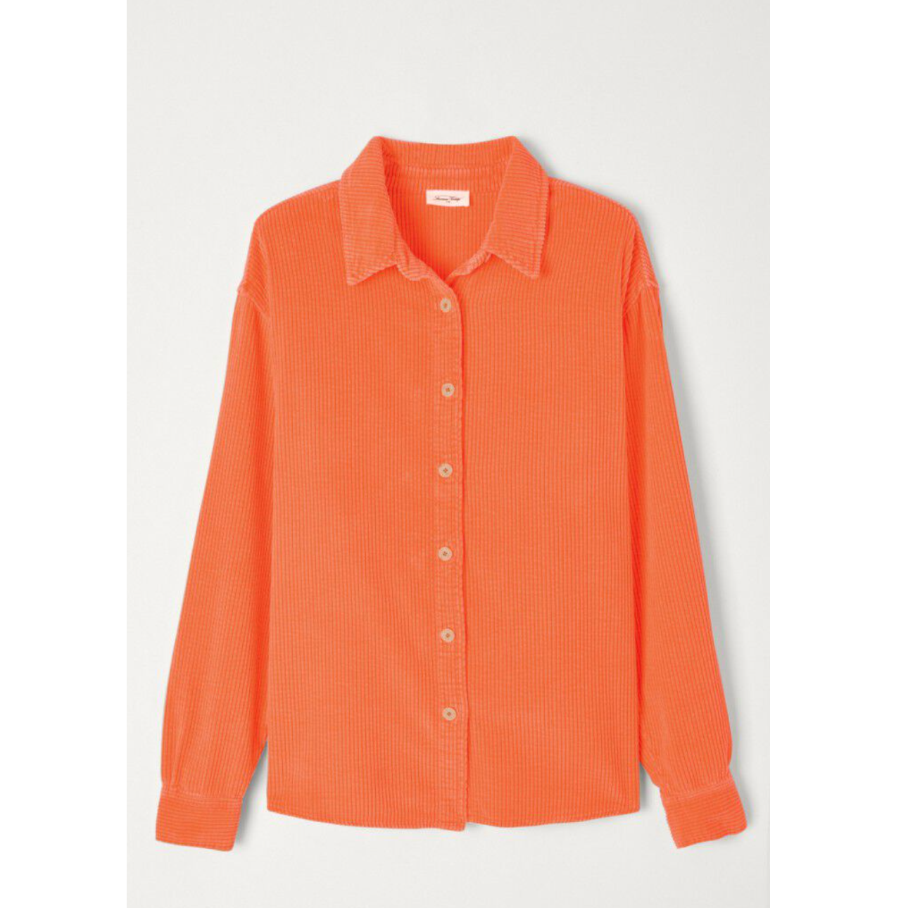 American Vintage Womens Shirt Padow- Fluorescent Orange