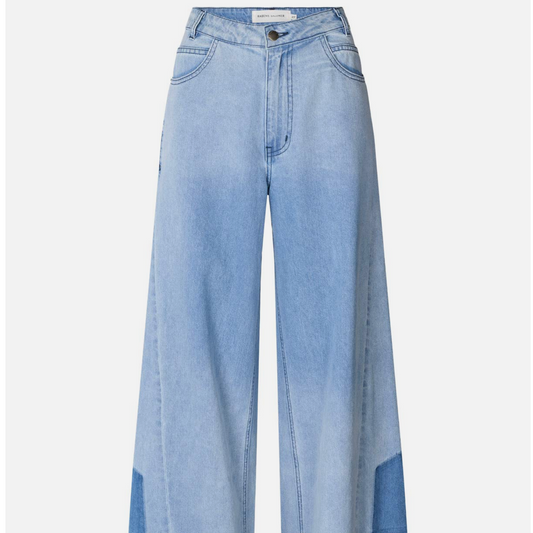 Rabens Saloner Lane Light Denim wide Leg Pants
