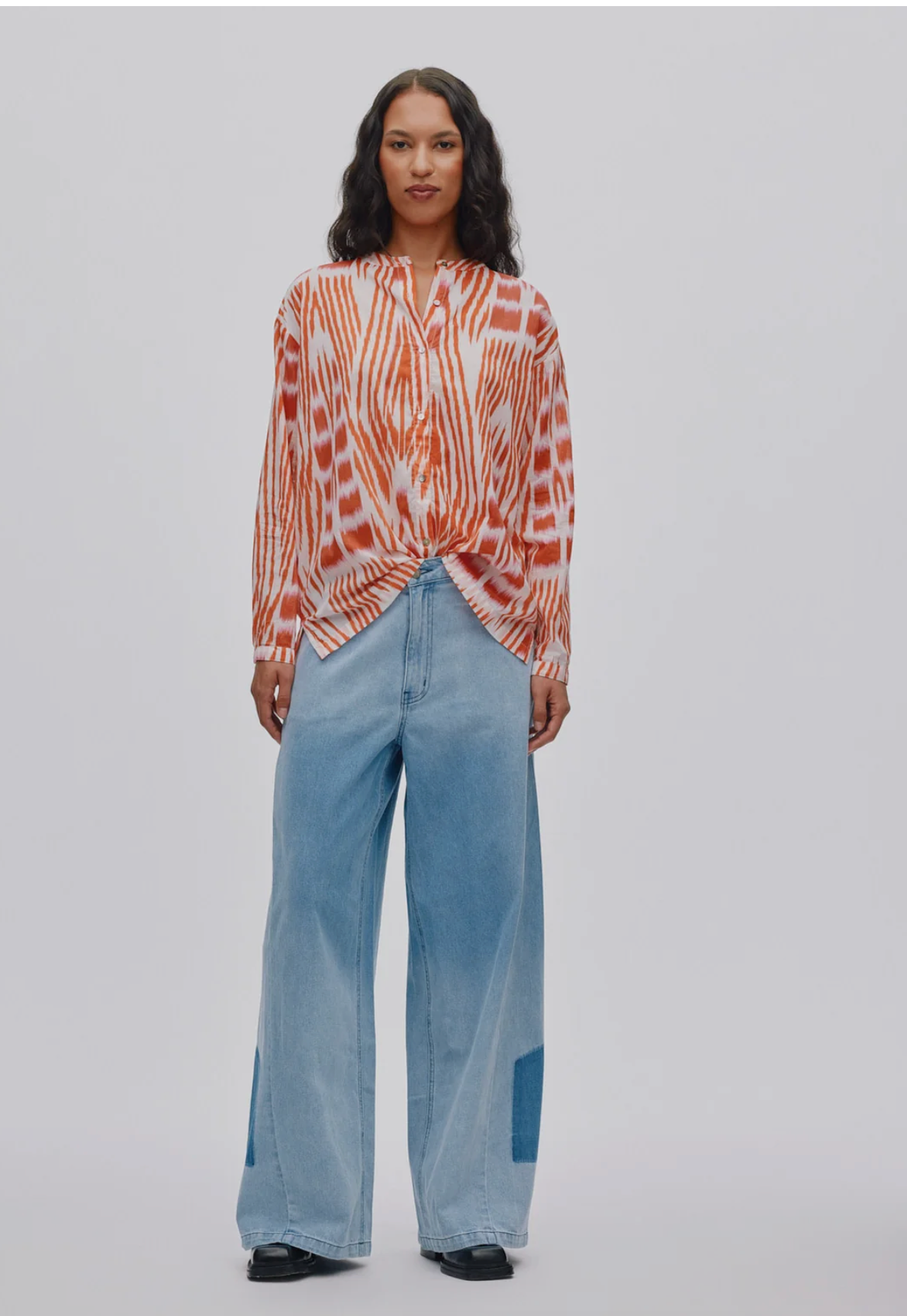 Rabens Saloner Lane Light Denim wide Leg Pants