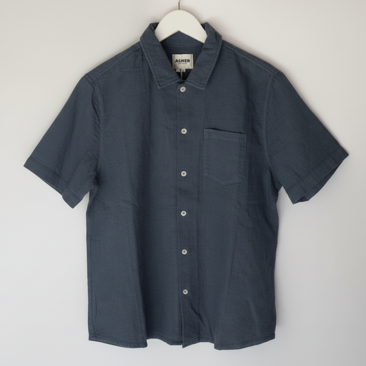 ASHER LA Gary Camp Shirt-Denim