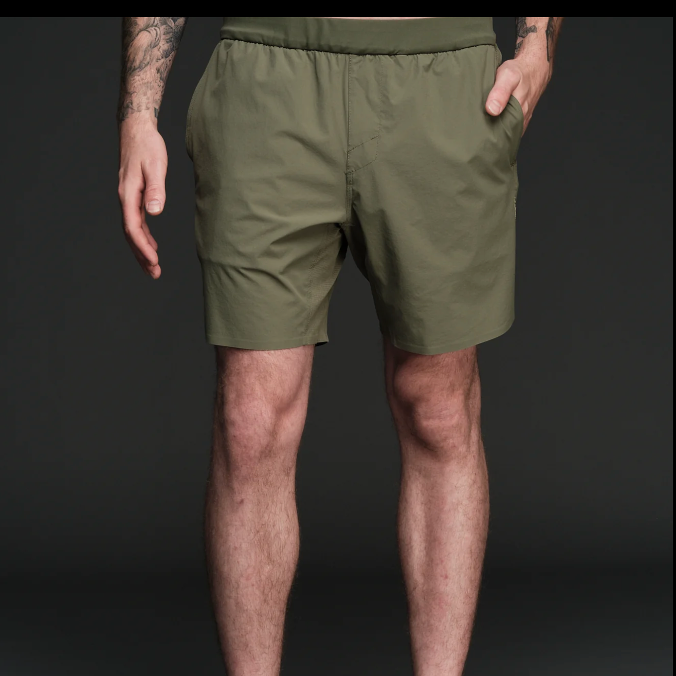 UNITED50 Alta 7.5 (unlined) Comfort Shorts- Olivine
