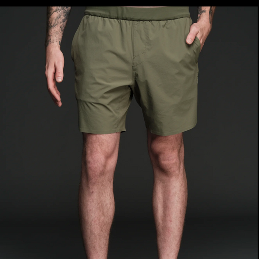 UNITED50 Alta 7.5 (unlined) Comfort Shorts- Olivine