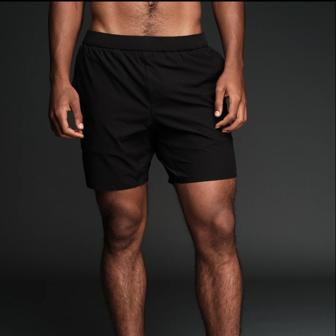 UNITED50 Alta 7.5 (unlined) Comfort Shorts- Black