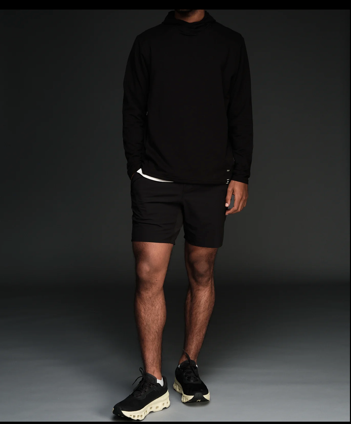 UNITED50 Alta 7.5 (unlined) Comfort Shorts- Black