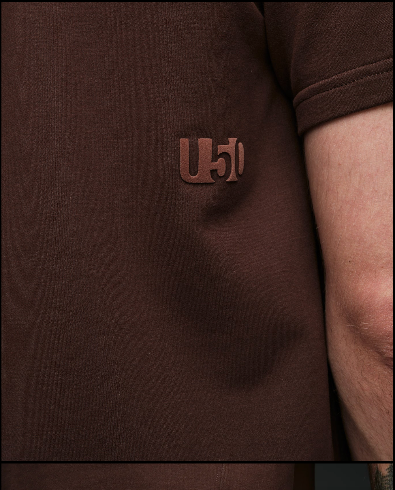 UNITED50 Aster Heavy Comfort Tee- Bracken