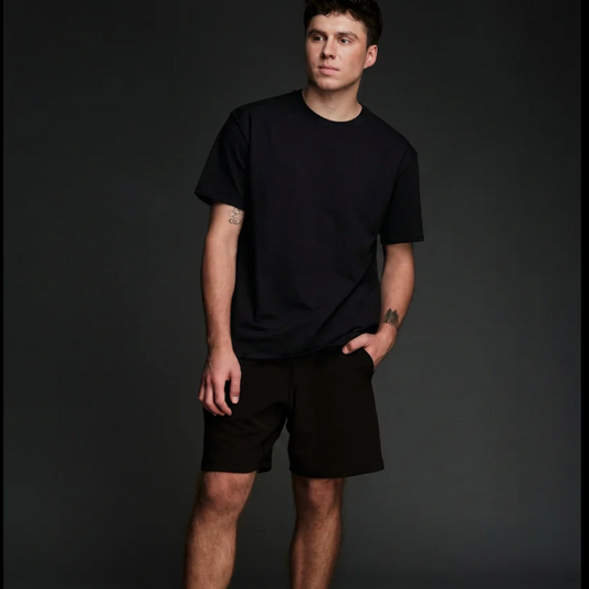 UNITED50 Aster Heavy Comfort Tee- Process Black C