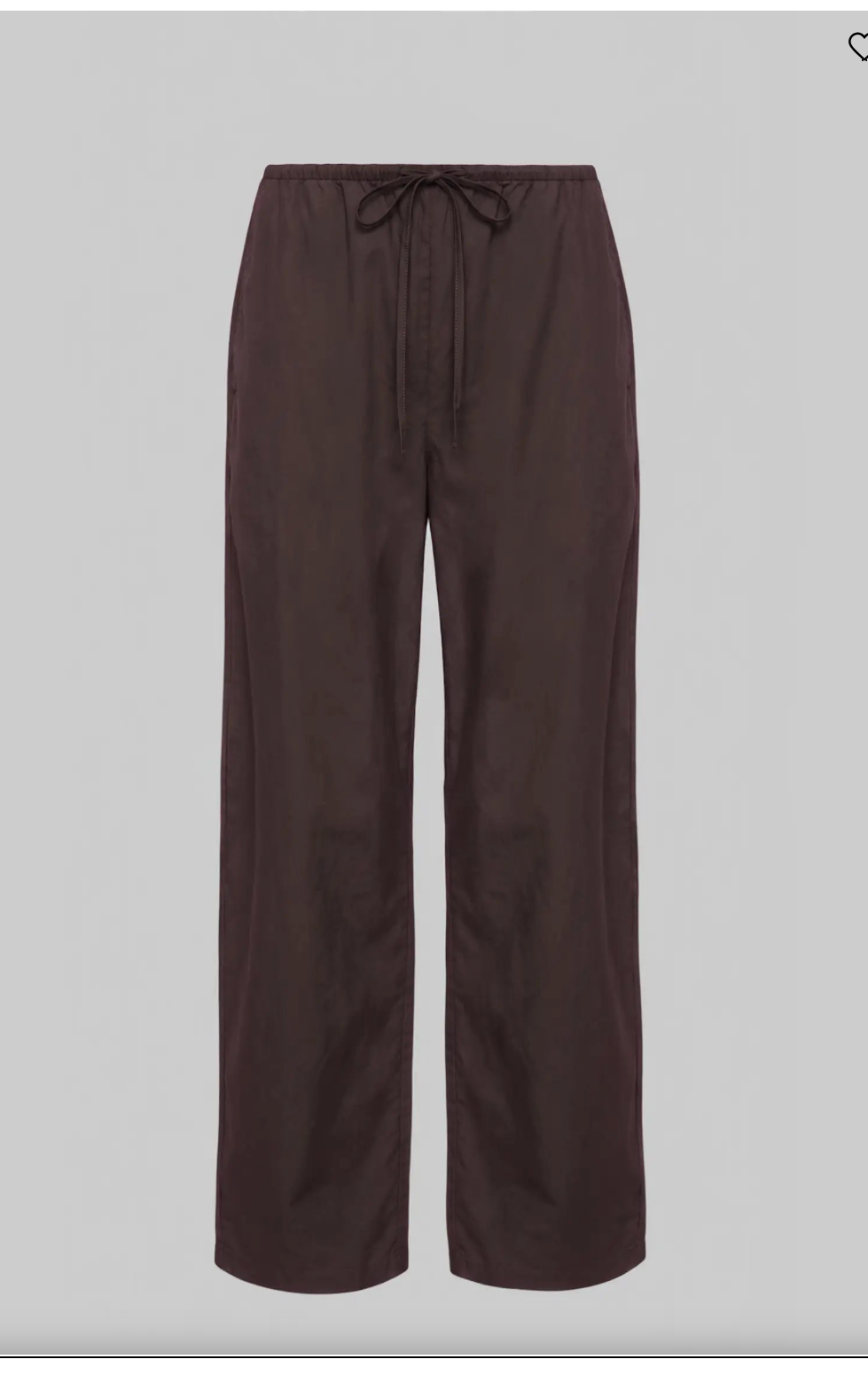 LESET Kyota Drawstring Pant- Chocolate