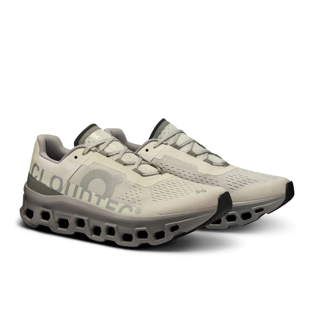 On Cloudmonster Mens Ice/Alloy