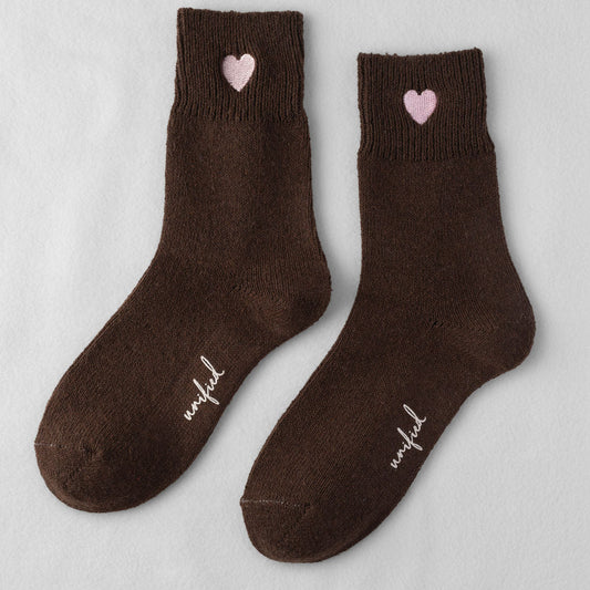 Unified SWEETHEART SOCKS- Walnut