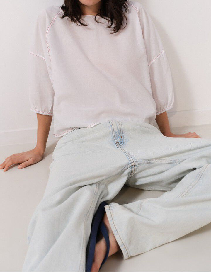 American Vintage Women's Top Umuly- White