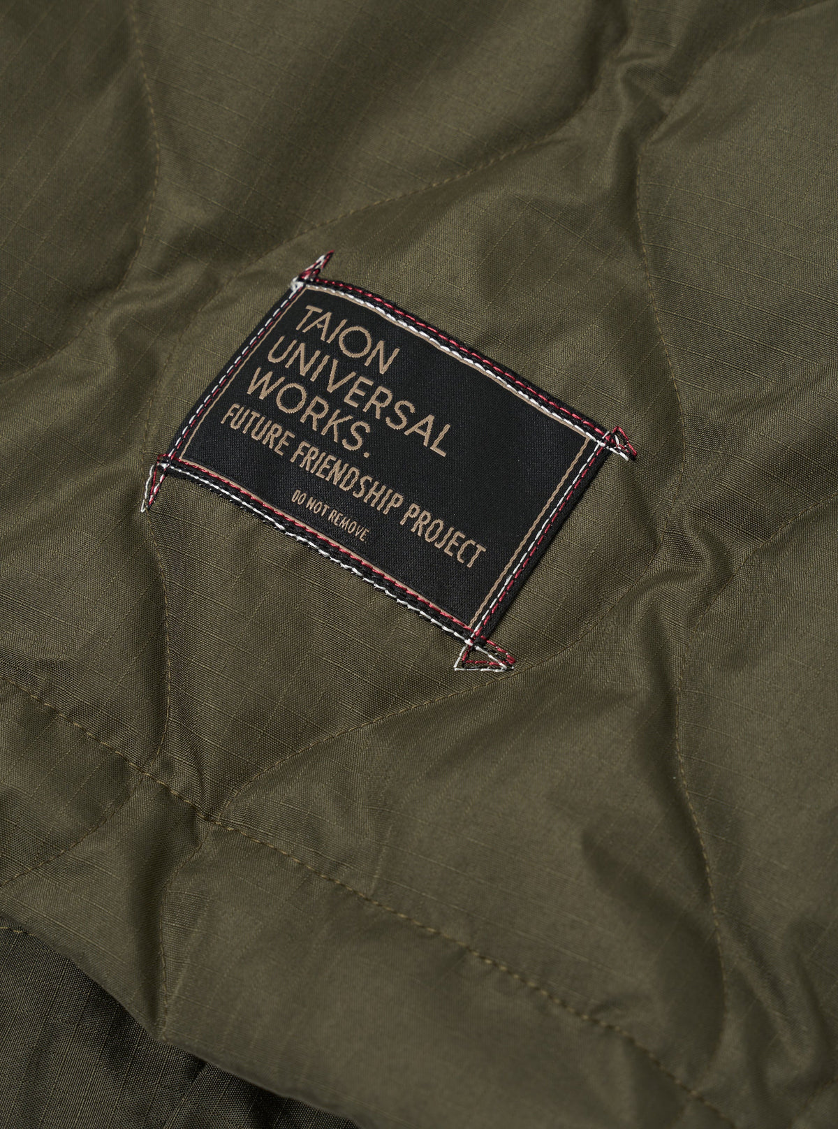 Universal Works TAION x Universal Works Dark Olive Military Hard Shell Down Mod Parka- Dark Olive