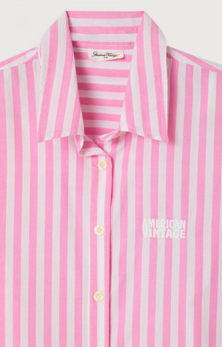 American Vintage Women's shirt Vextown- Pink Stripes