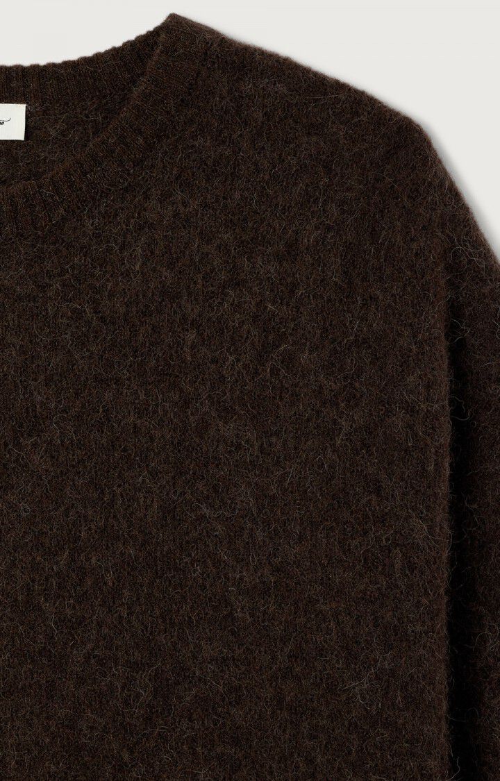 American Vintage Womens Sweater Vitow- Coffee Melange