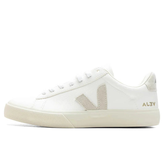 Veja  Womens Campo - Extra White Natural Suede