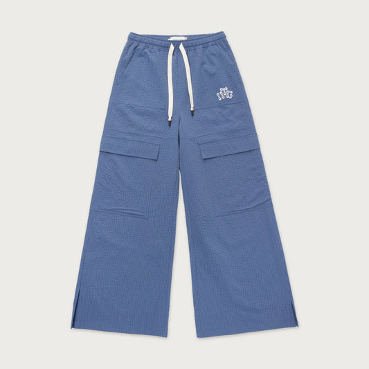 Honor The Gift Drawstring Loose Cargo Pant -Sky Blue