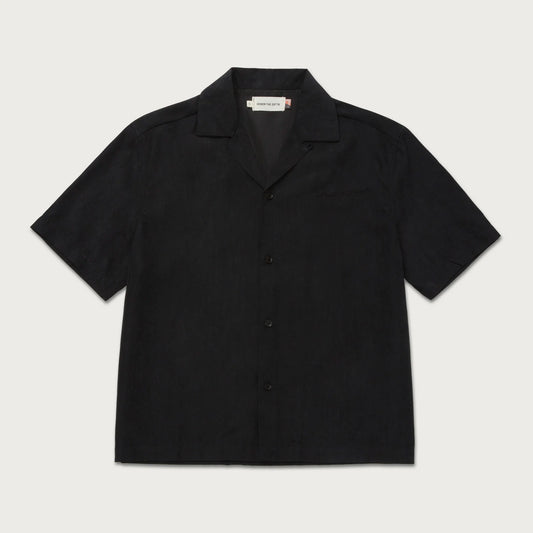 Honor The Gift W Peached Camp Shirt- Black