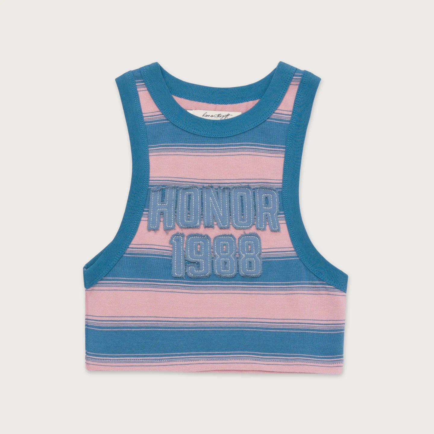 Honor The Gift Womens 1988 Stripe Tank-Pink