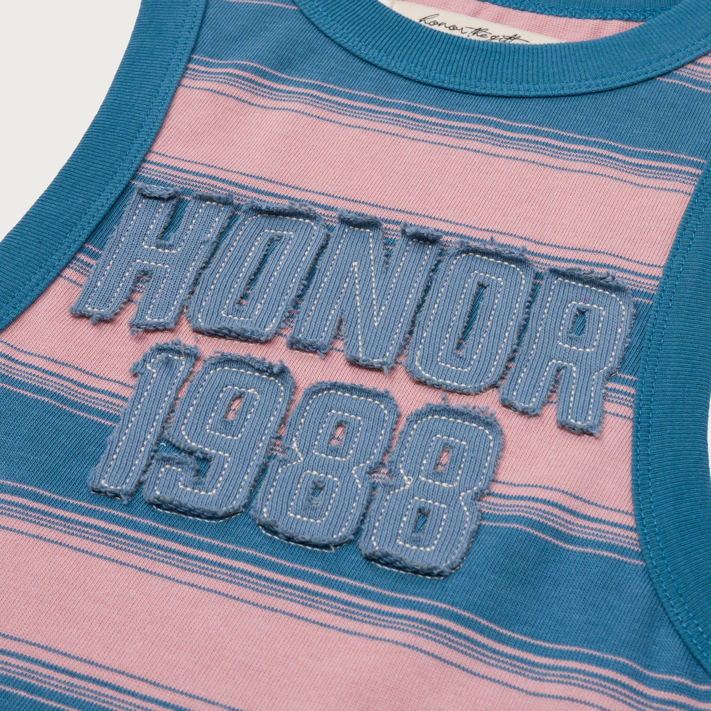 Honor The Gift Womens 1988 Stripe Tank-Pink