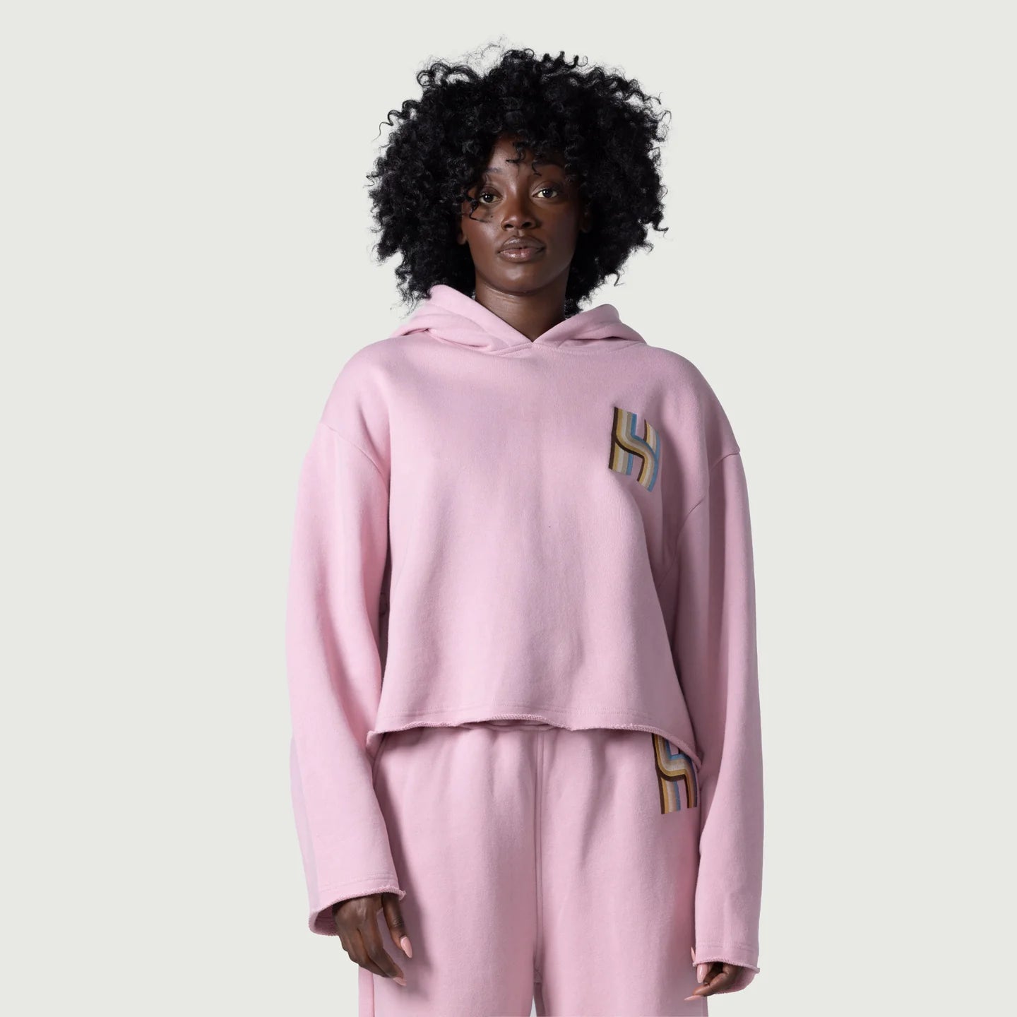 Honor The Gift Womens Oversized Hoodie -Pink