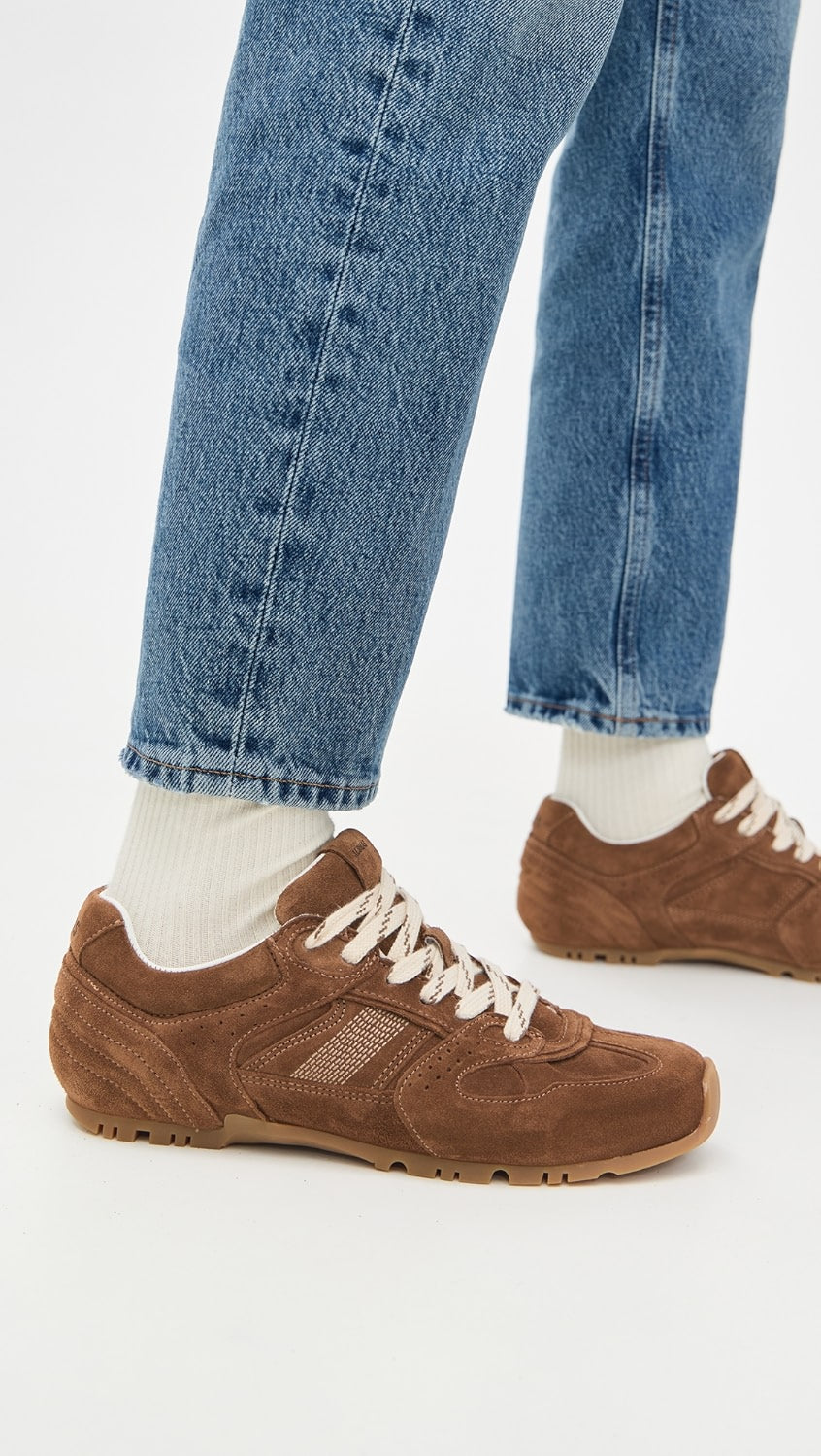 ALOHAS Tb.56 Suede Brown Leather Sneakers