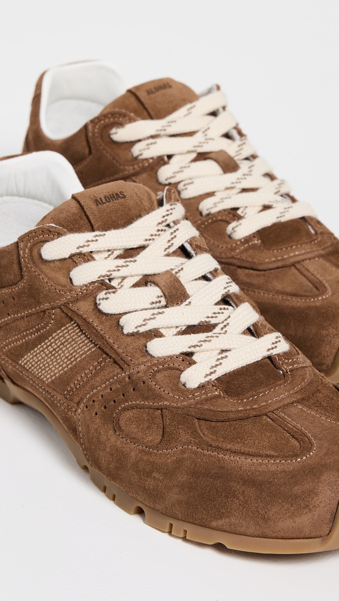 ALOHAS Tb.56 Suede Brown Leather Sneakers