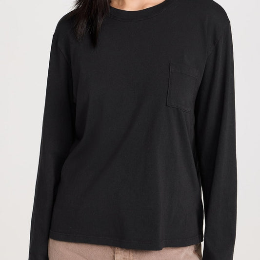 ASKK NY Long Sleeve Pocket Tee - Black
