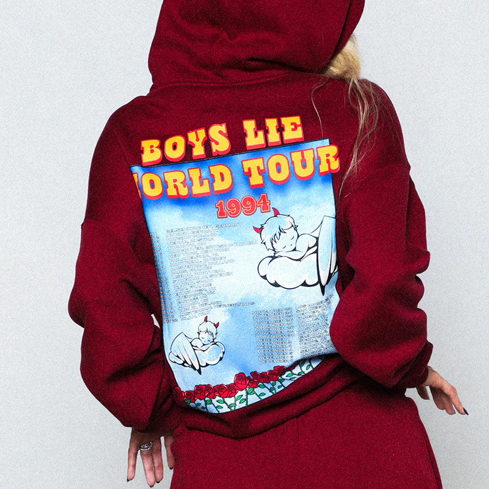 Boys Lie World Tour Round 2 Racer Hoodie