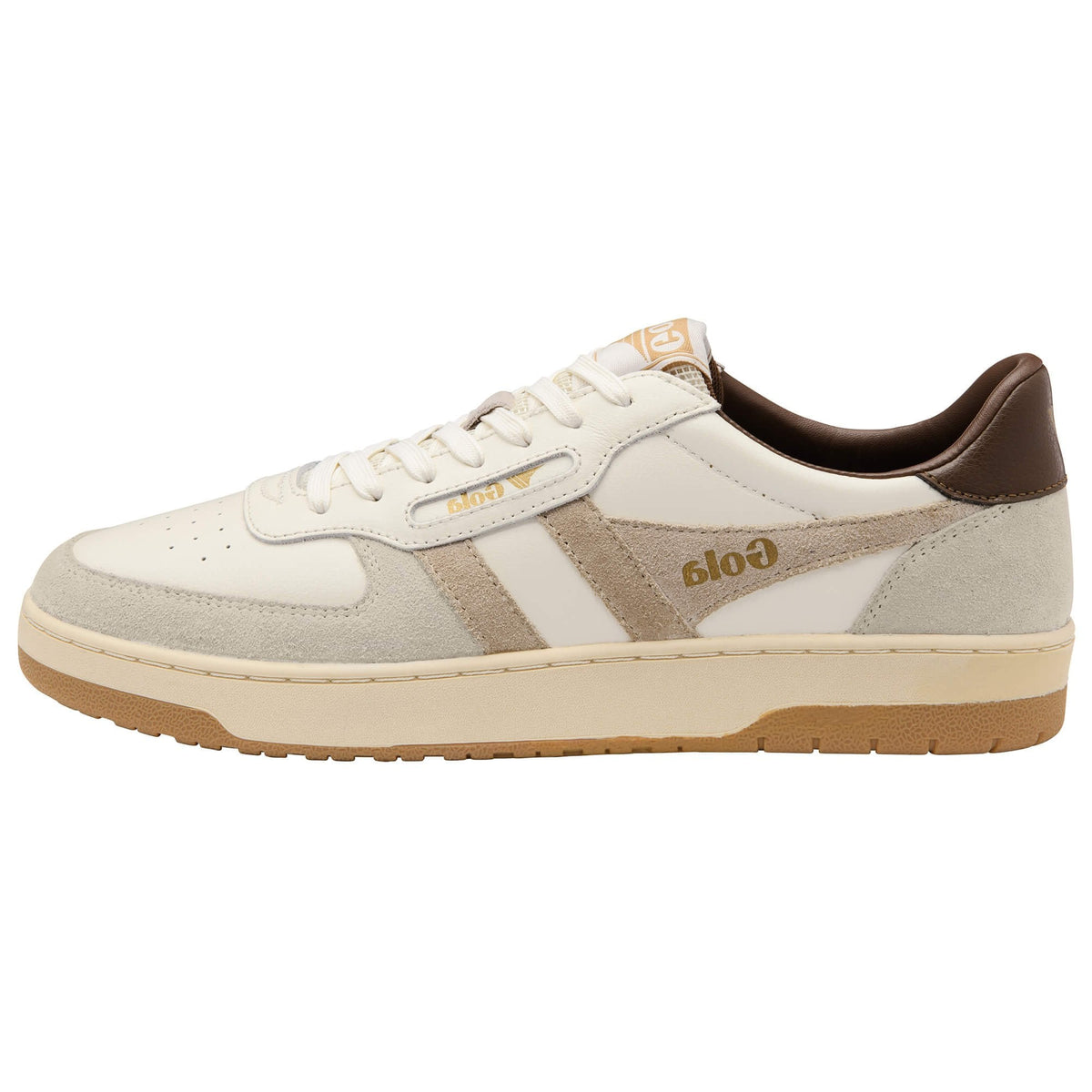Gola Classics Men's Hawk Sneakers Off White/Bone/Otter