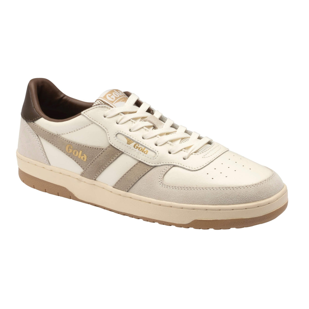 Gola Classics Men's Hawk Sneakers Off White/Bone/Otter