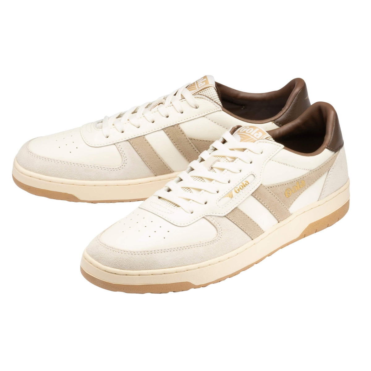 Gola Classics Men's Hawk Sneakers Off White/Bone/Otter