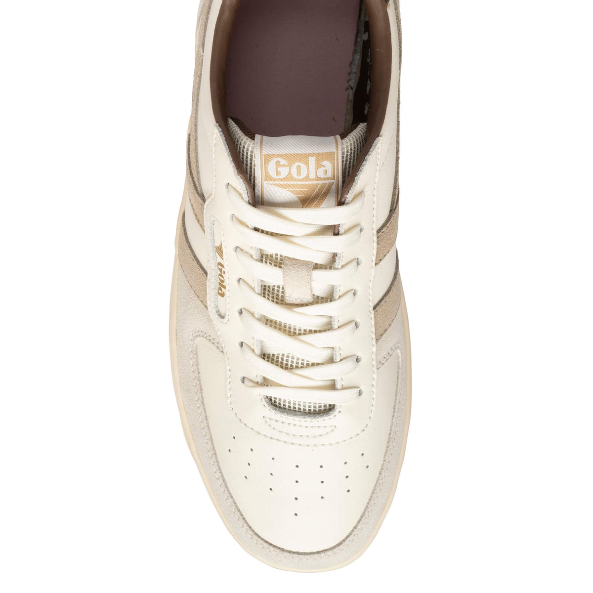 Gola Classics Men's Hawk Sneakers Off White/Bone/Otter