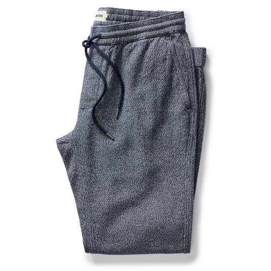 Taylor Stitch The Apres Pant - Navy Linen Tweed
