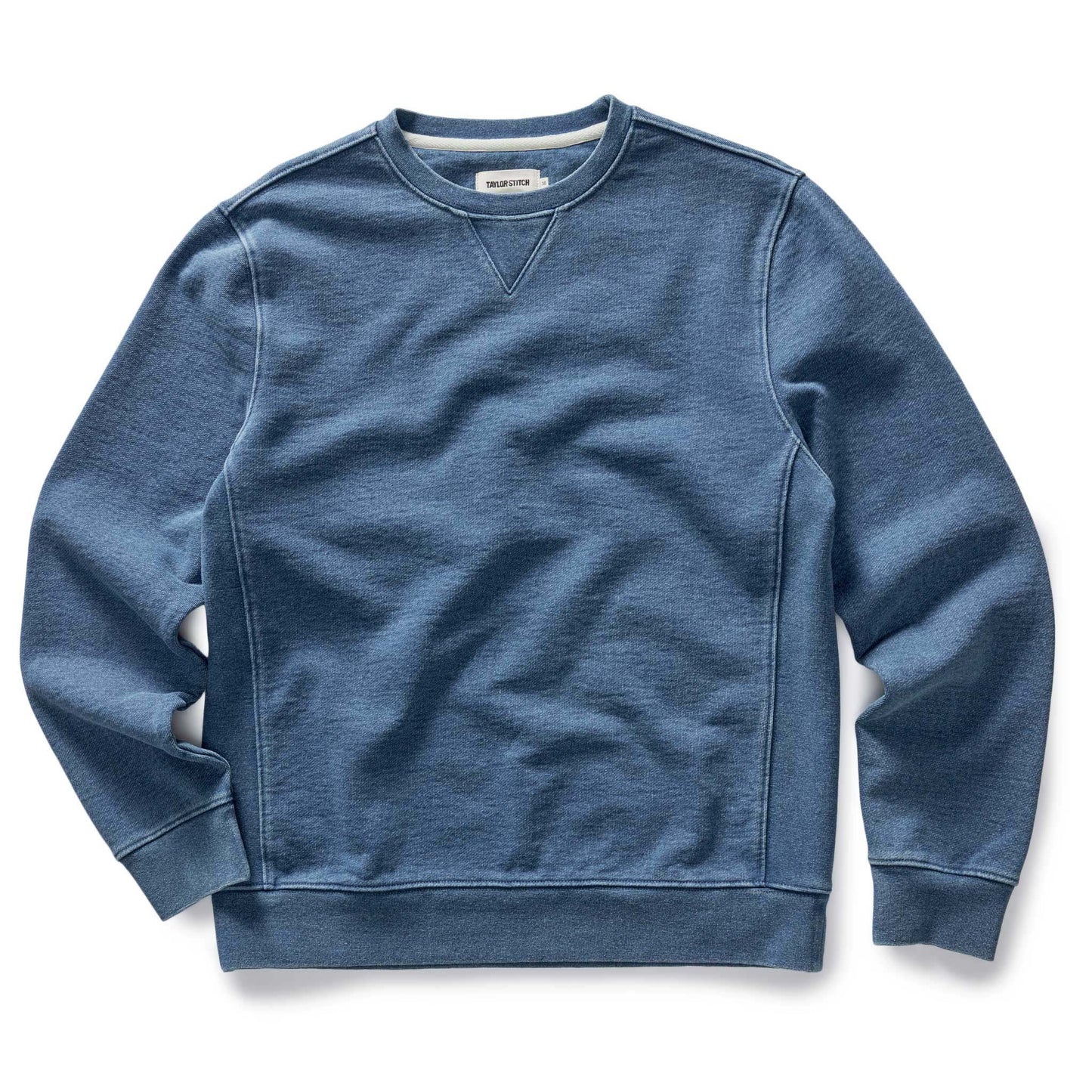 Taylor Stitch The Apres Crew - Washed Indigo Terry