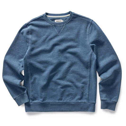 Taylor Stitch The Apres Crew - Washed Indigo Terry
